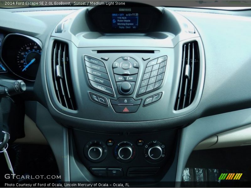 Sunset / Medium Light Stone 2014 Ford Escape SE 2.0L EcoBoost