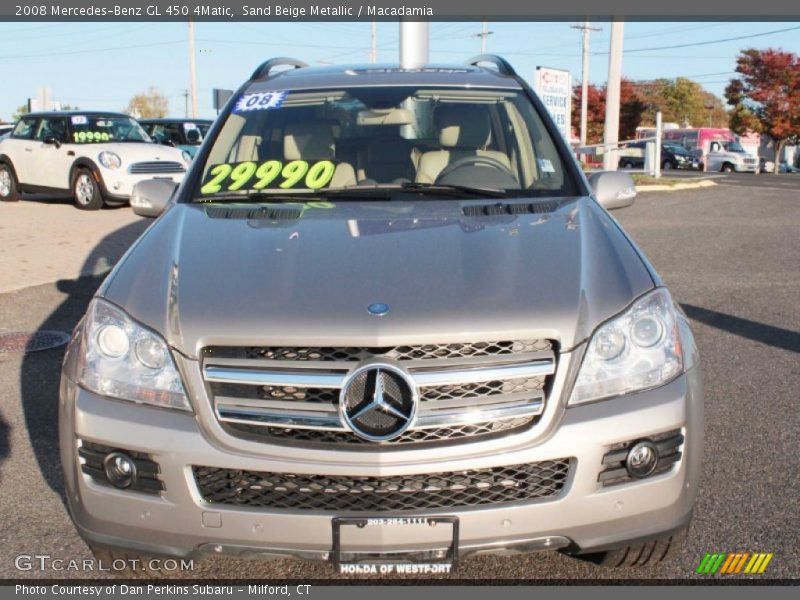Sand Beige Metallic / Macadamia 2008 Mercedes-Benz GL 450 4Matic