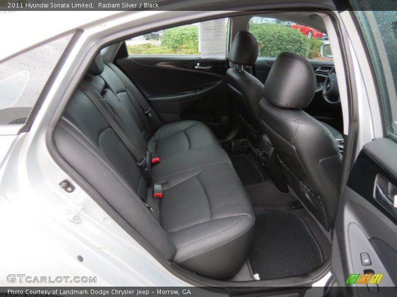 Radiant Silver / Black 2011 Hyundai Sonata Limited