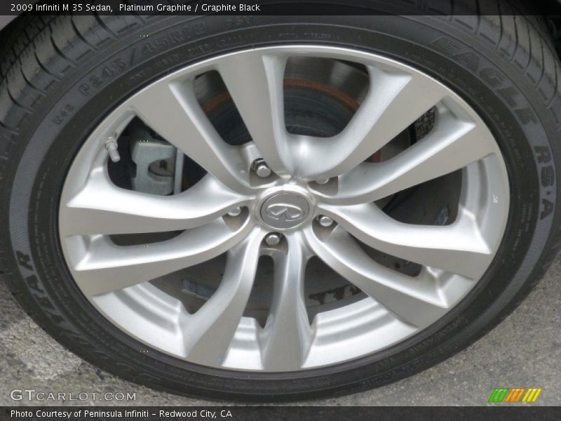 Platinum Graphite / Graphite Black 2009 Infiniti M 35 Sedan