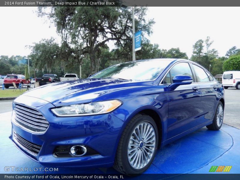 Front 3/4 View of 2014 Fusion Titanium