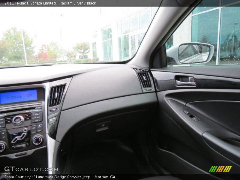 Radiant Silver / Black 2011 Hyundai Sonata Limited