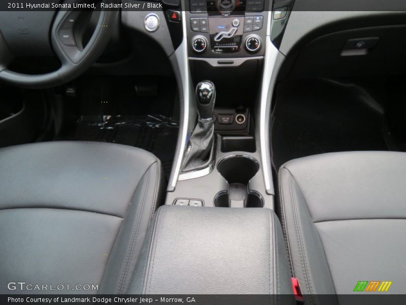 Radiant Silver / Black 2011 Hyundai Sonata Limited