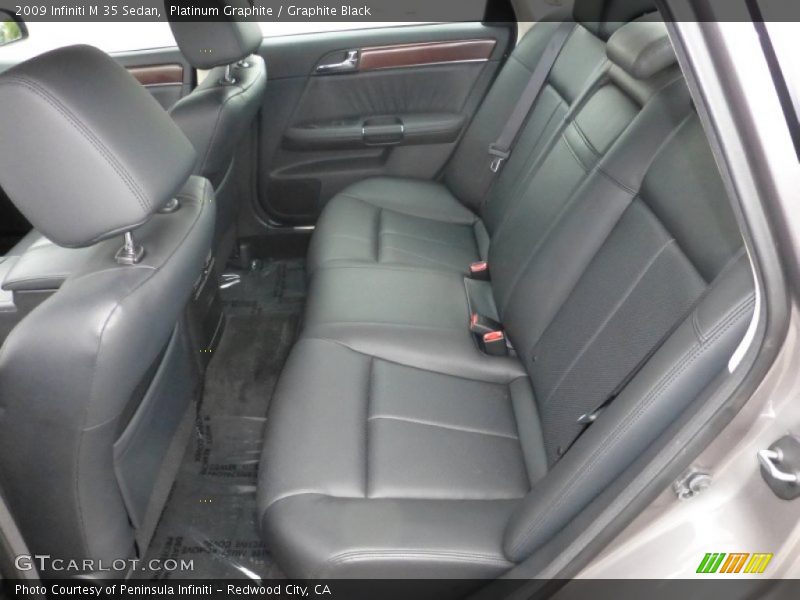 Rear Seat of 2009 M 35 Sedan