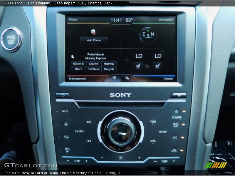 Controls of 2014 Fusion Titanium