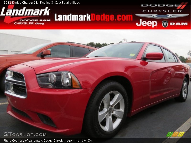 Redline 3-Coat Pearl / Black 2012 Dodge Charger SE