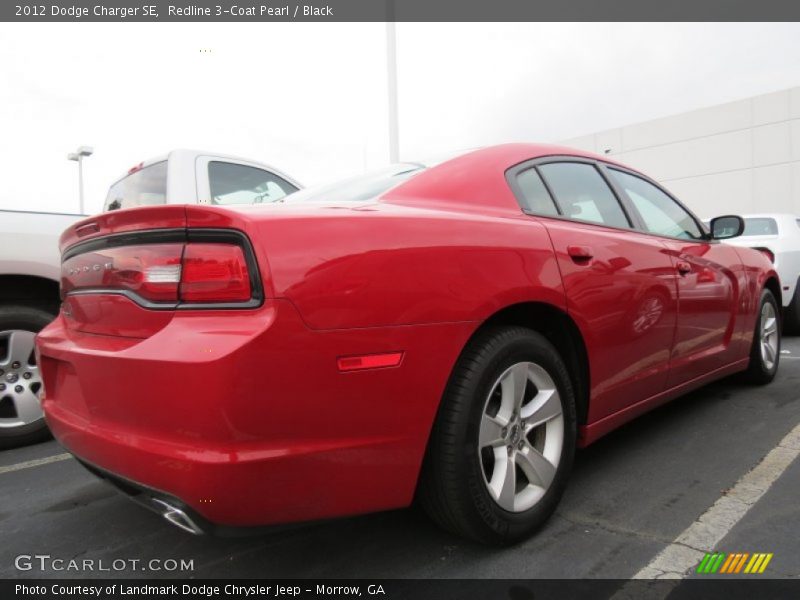 Redline 3-Coat Pearl / Black 2012 Dodge Charger SE