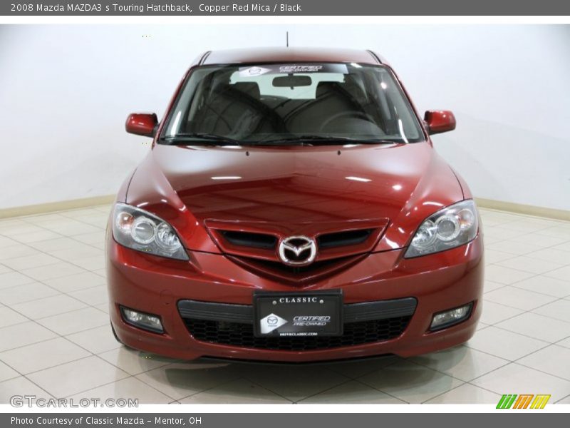 Copper Red Mica / Black 2008 Mazda MAZDA3 s Touring Hatchback