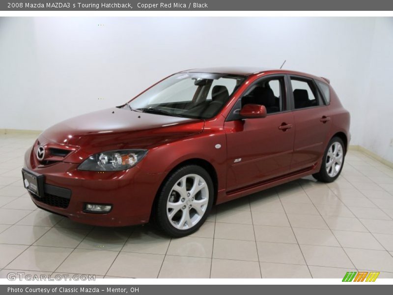 Copper Red Mica / Black 2008 Mazda MAZDA3 s Touring Hatchback