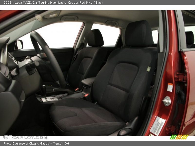 Copper Red Mica / Black 2008 Mazda MAZDA3 s Touring Hatchback
