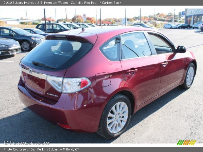 Camellia Red Pearl / Carbon Black 2010 Subaru Impreza 2.5i Premium Wagon
