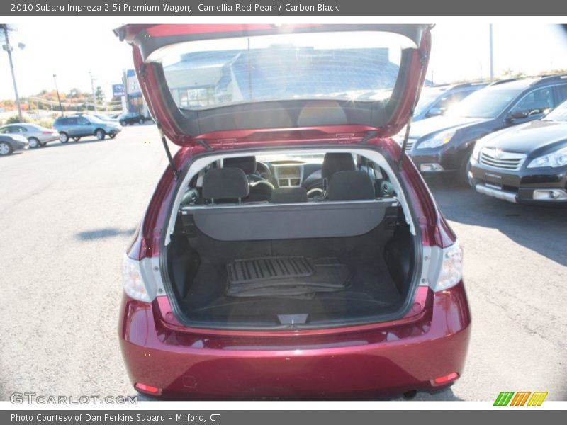 Camellia Red Pearl / Carbon Black 2010 Subaru Impreza 2.5i Premium Wagon