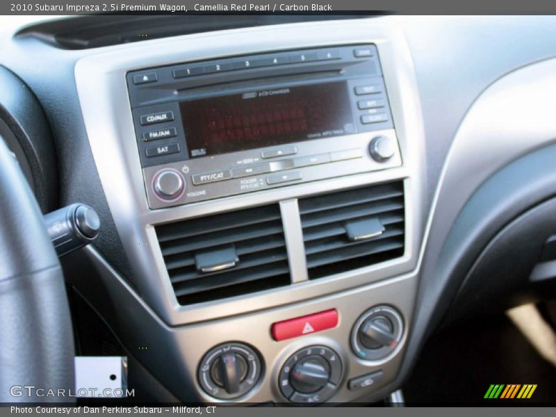 Camellia Red Pearl / Carbon Black 2010 Subaru Impreza 2.5i Premium Wagon