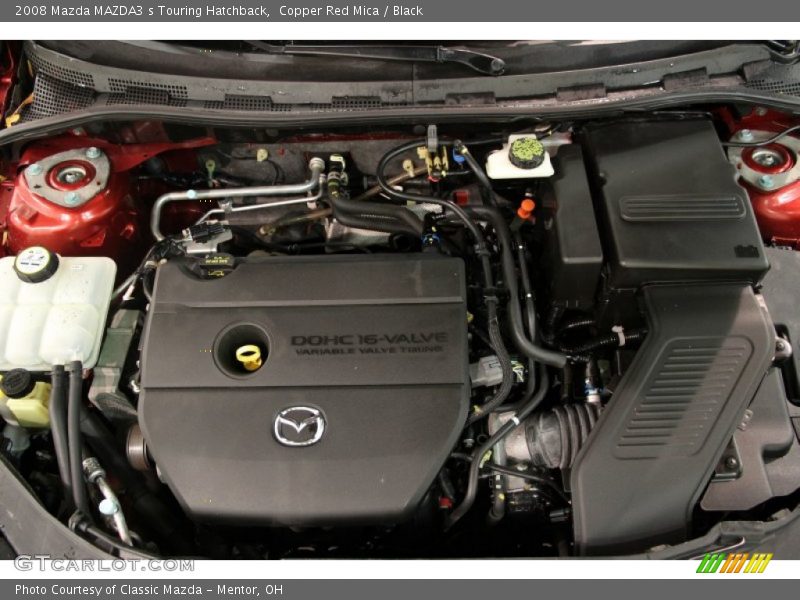 Copper Red Mica / Black 2008 Mazda MAZDA3 s Touring Hatchback