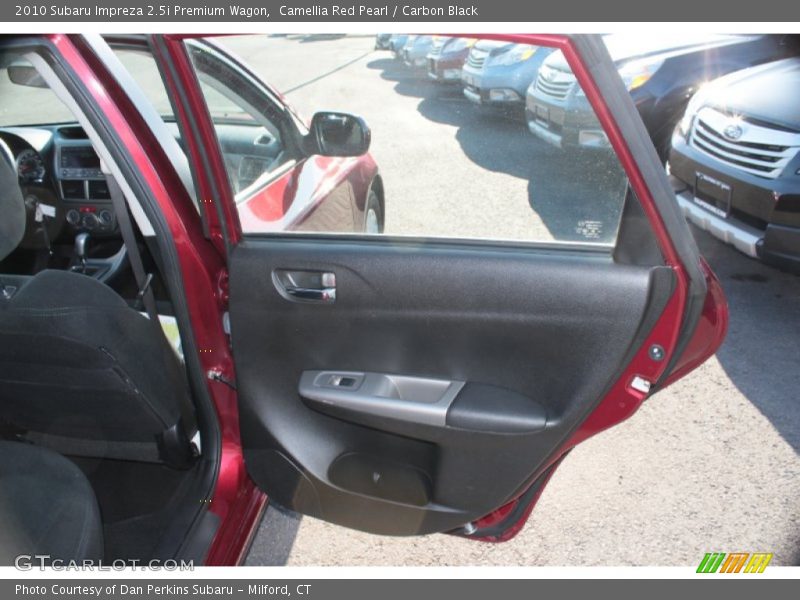Camellia Red Pearl / Carbon Black 2010 Subaru Impreza 2.5i Premium Wagon