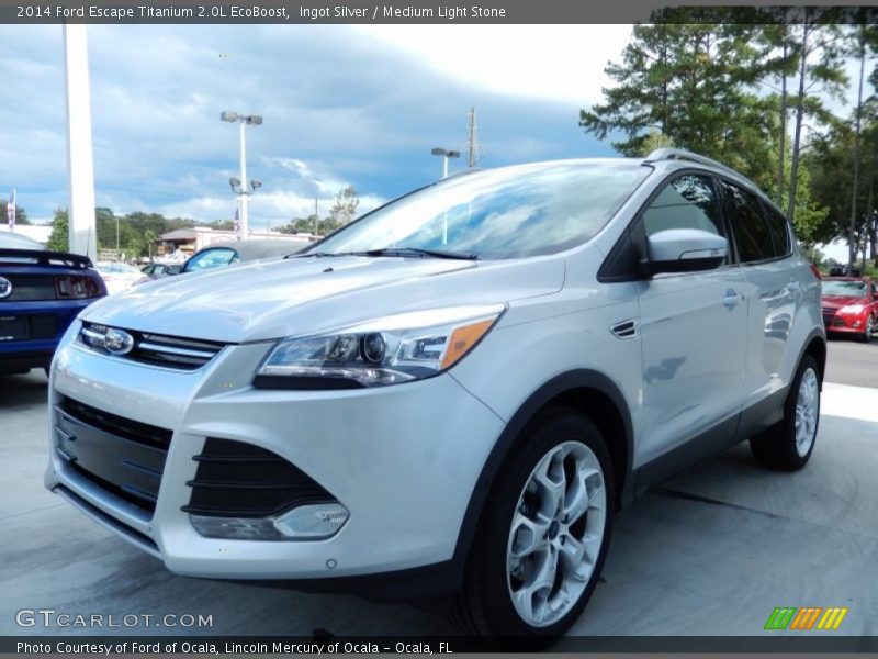 Front 3/4 View of 2014 Escape Titanium 2.0L EcoBoost