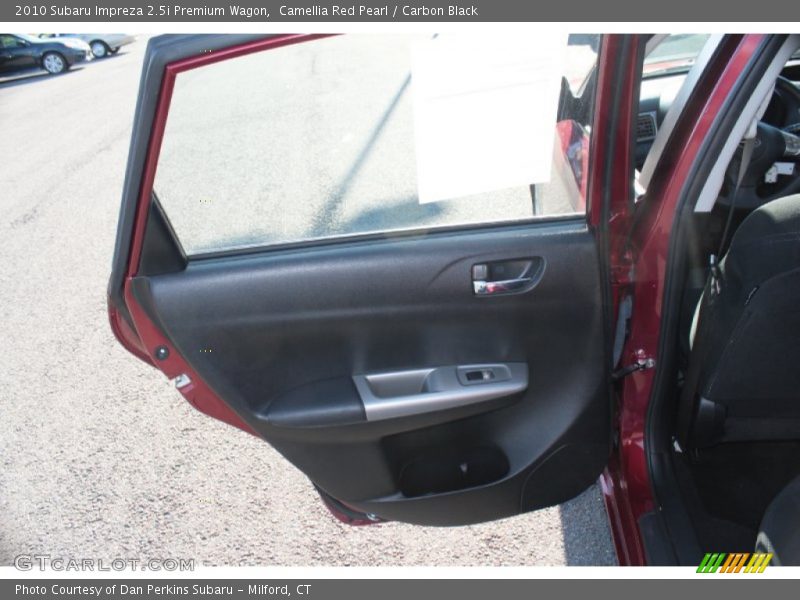 Camellia Red Pearl / Carbon Black 2010 Subaru Impreza 2.5i Premium Wagon