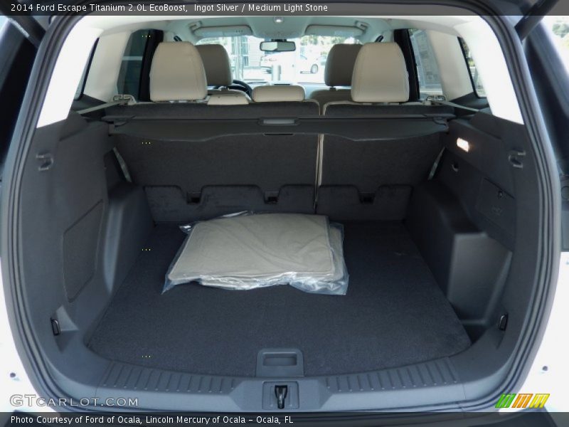 Ingot Silver / Medium Light Stone 2014 Ford Escape Titanium 2.0L EcoBoost