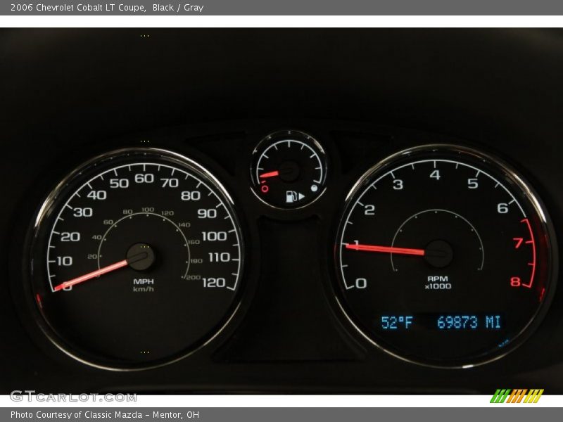 Black / Gray 2006 Chevrolet Cobalt LT Coupe