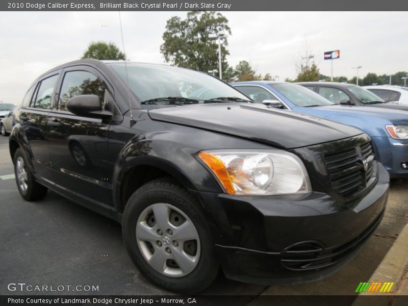 Brilliant Black Crystal Pearl / Dark Slate Gray 2010 Dodge Caliber Express