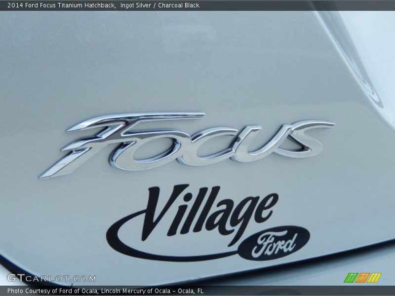 Ingot Silver / Charcoal Black 2014 Ford Focus Titanium Hatchback