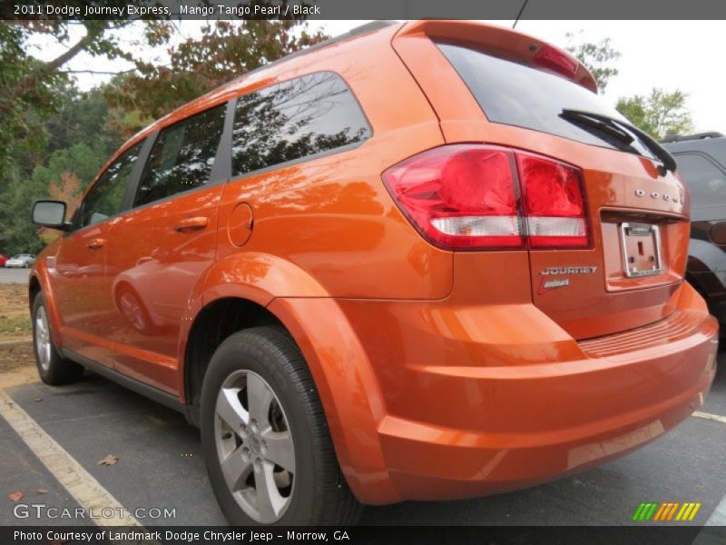 Mango Tango Pearl / Black 2011 Dodge Journey Express