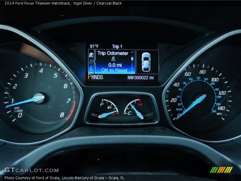  2014 Focus Titanium Hatchback Titanium Hatchback Gauges