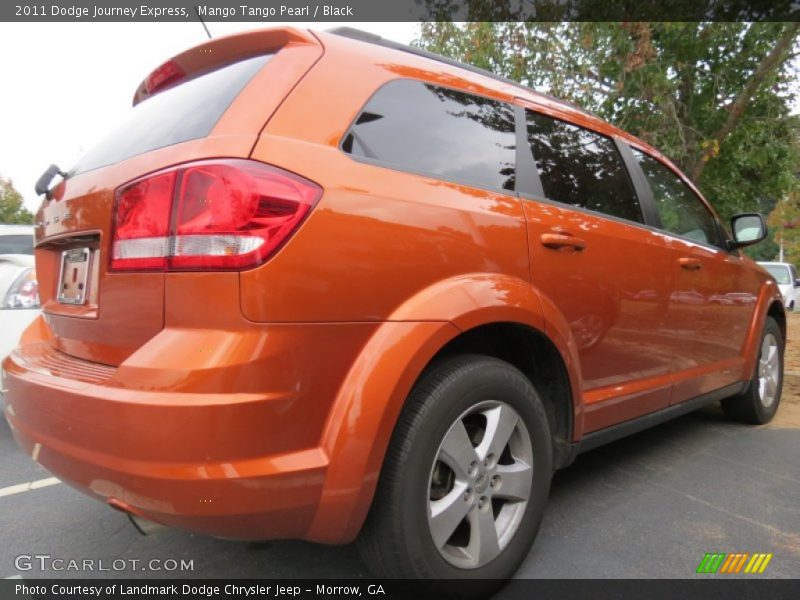 Mango Tango Pearl / Black 2011 Dodge Journey Express