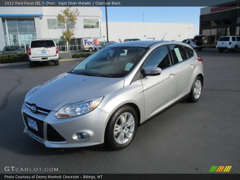Ingot Silver Metallic / Charcoal Black 2012 Ford Focus SEL 5-Door