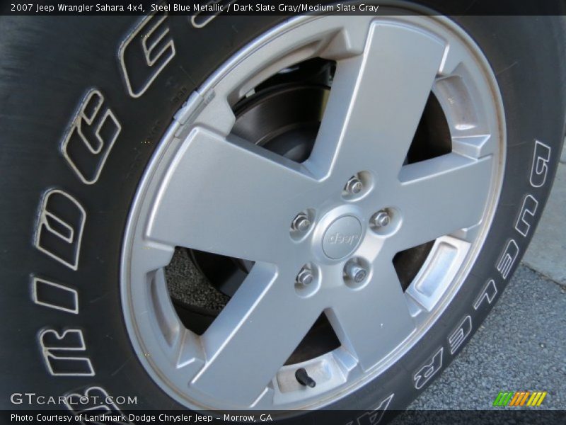 Steel Blue Metallic / Dark Slate Gray/Medium Slate Gray 2007 Jeep Wrangler Sahara 4x4