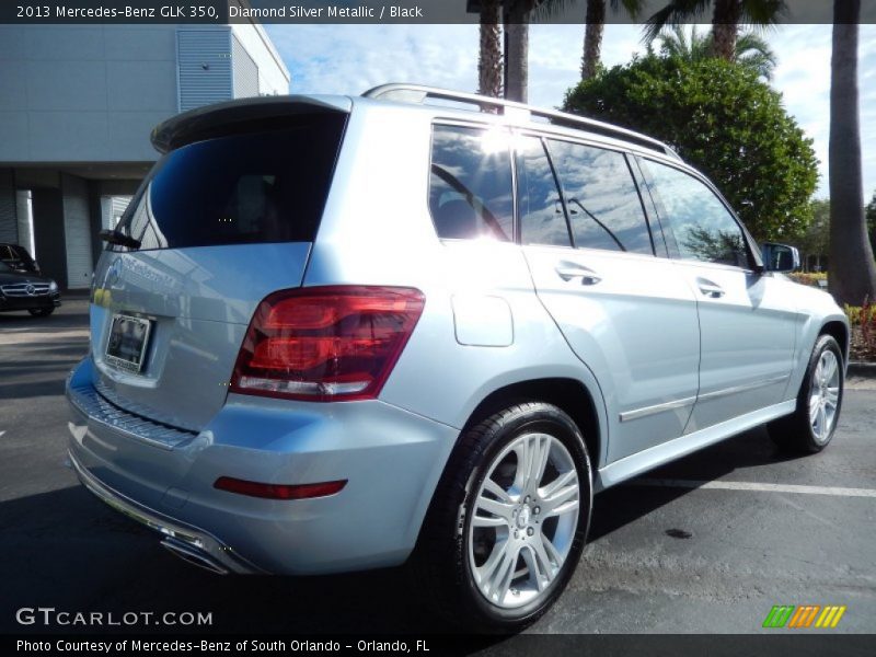 Diamond Silver Metallic / Black 2013 Mercedes-Benz GLK 350