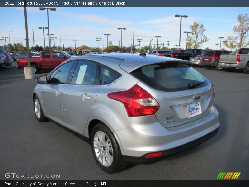 Ingot Silver Metallic / Charcoal Black 2012 Ford Focus SEL 5-Door