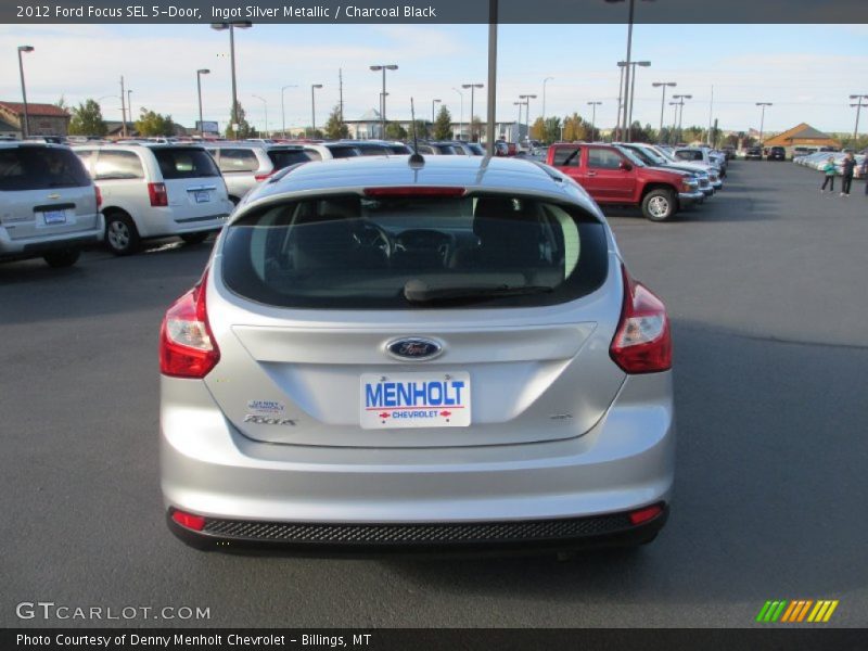 Ingot Silver Metallic / Charcoal Black 2012 Ford Focus SEL 5-Door