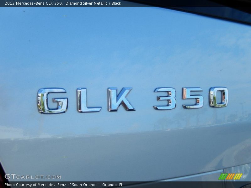 Diamond Silver Metallic / Black 2013 Mercedes-Benz GLK 350