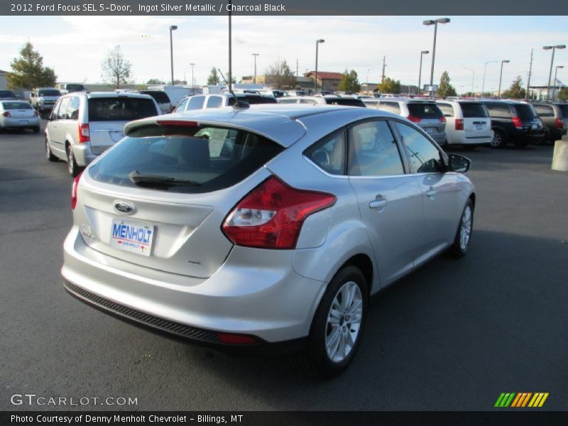 Ingot Silver Metallic / Charcoal Black 2012 Ford Focus SEL 5-Door