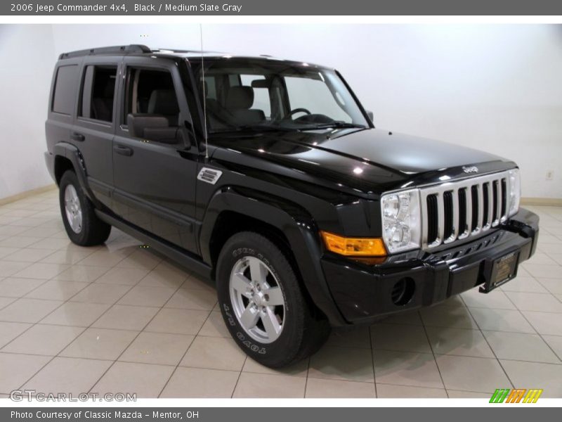 Black / Medium Slate Gray 2006 Jeep Commander 4x4