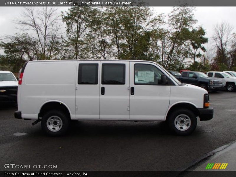 Summit White / Medium Pewter 2014 Chevrolet Express 3500 Cargo WT