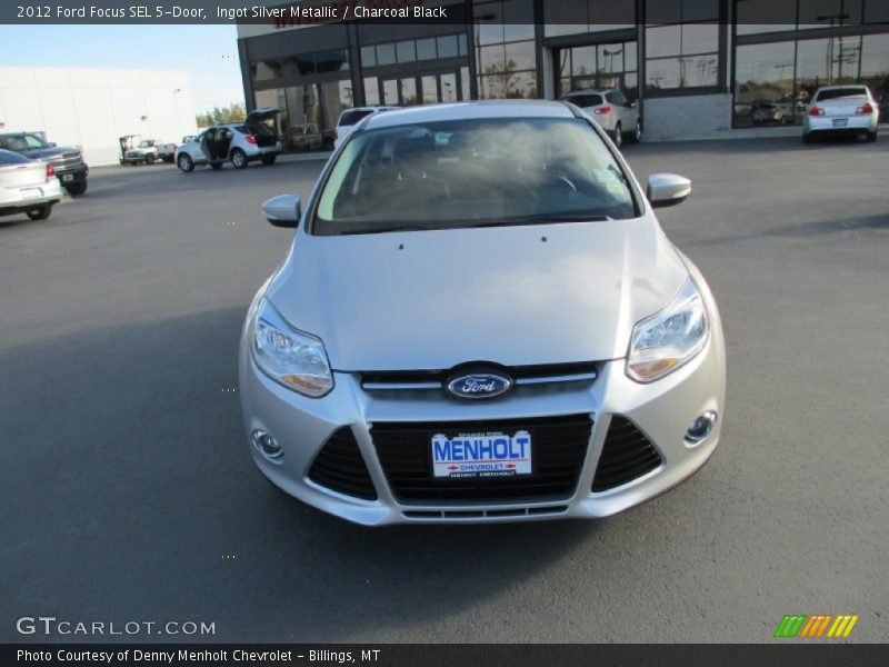 Ingot Silver Metallic / Charcoal Black 2012 Ford Focus SEL 5-Door