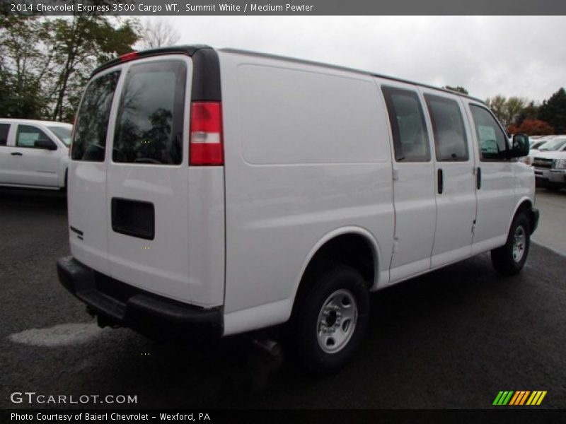 Summit White / Medium Pewter 2014 Chevrolet Express 3500 Cargo WT