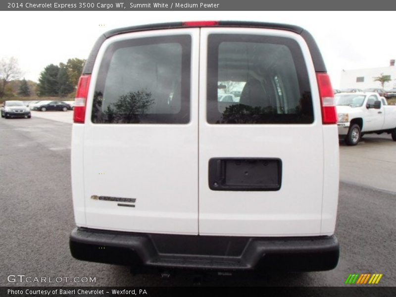 Summit White / Medium Pewter 2014 Chevrolet Express 3500 Cargo WT