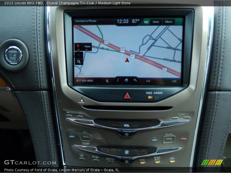 Navigation of 2013 MKX FWD