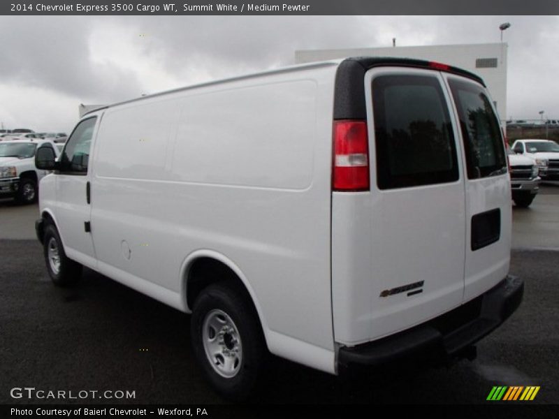 Summit White / Medium Pewter 2014 Chevrolet Express 3500 Cargo WT