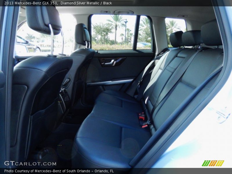 Diamond Silver Metallic / Black 2013 Mercedes-Benz GLK 350