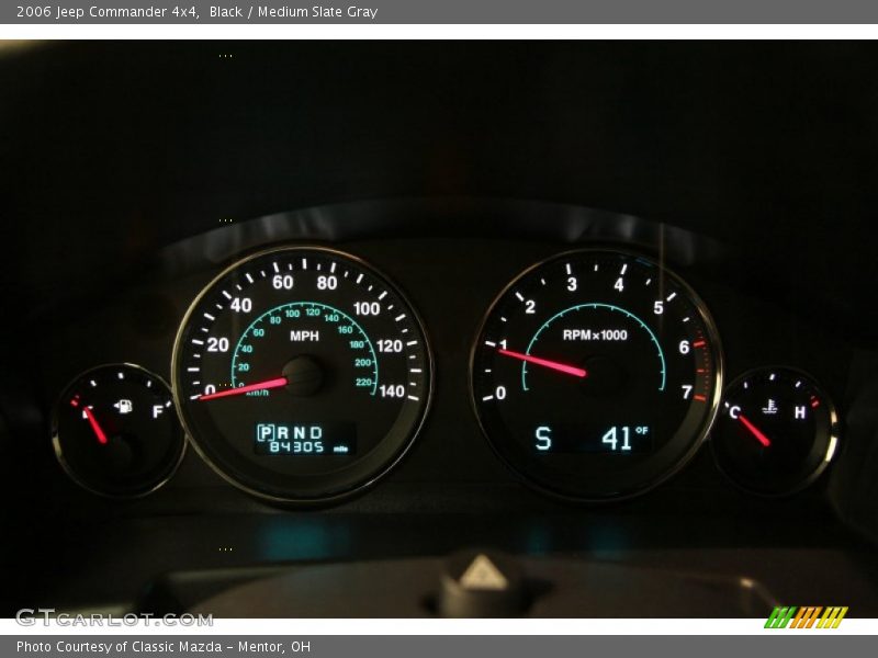  2006 Commander 4x4 4x4 Gauges