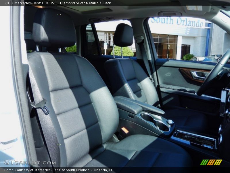 Diamond Silver Metallic / Black 2013 Mercedes-Benz GLK 350
