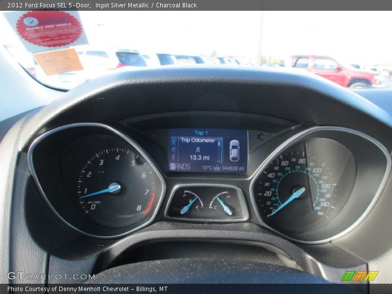 Ingot Silver Metallic / Charcoal Black 2012 Ford Focus SEL 5-Door