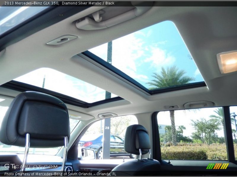 Diamond Silver Metallic / Black 2013 Mercedes-Benz GLK 350