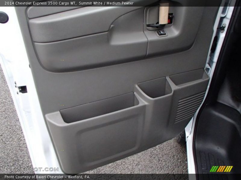 Summit White / Medium Pewter 2014 Chevrolet Express 3500 Cargo WT