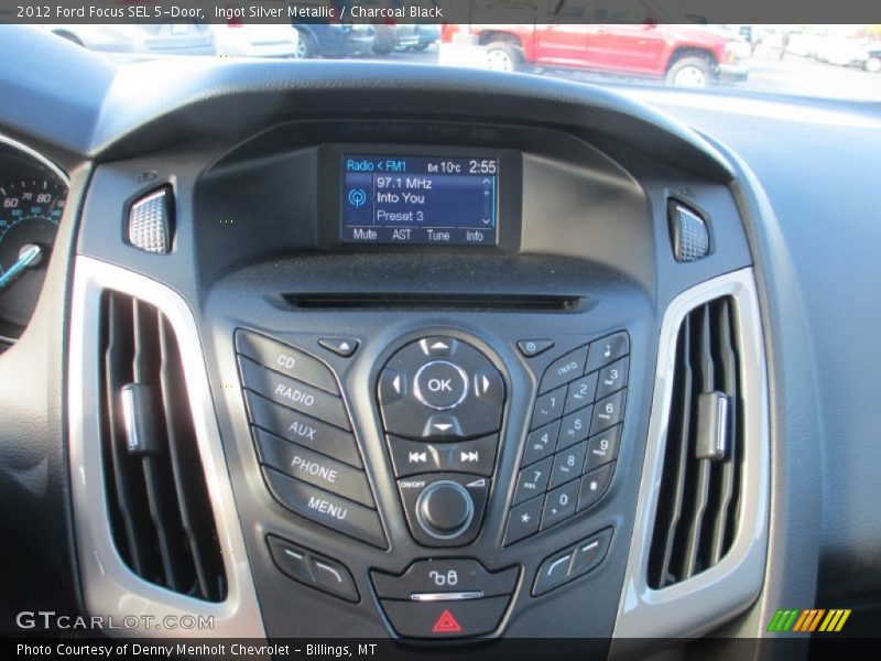 Ingot Silver Metallic / Charcoal Black 2012 Ford Focus SEL 5-Door