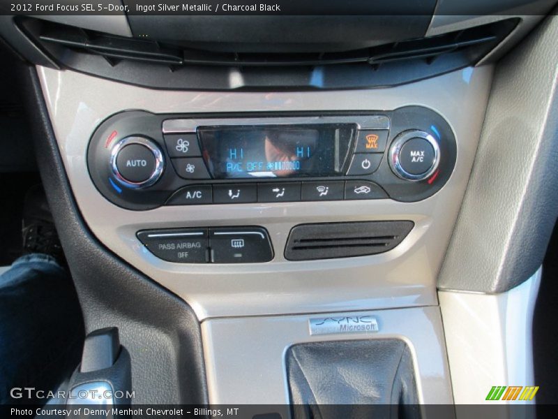 Ingot Silver Metallic / Charcoal Black 2012 Ford Focus SEL 5-Door